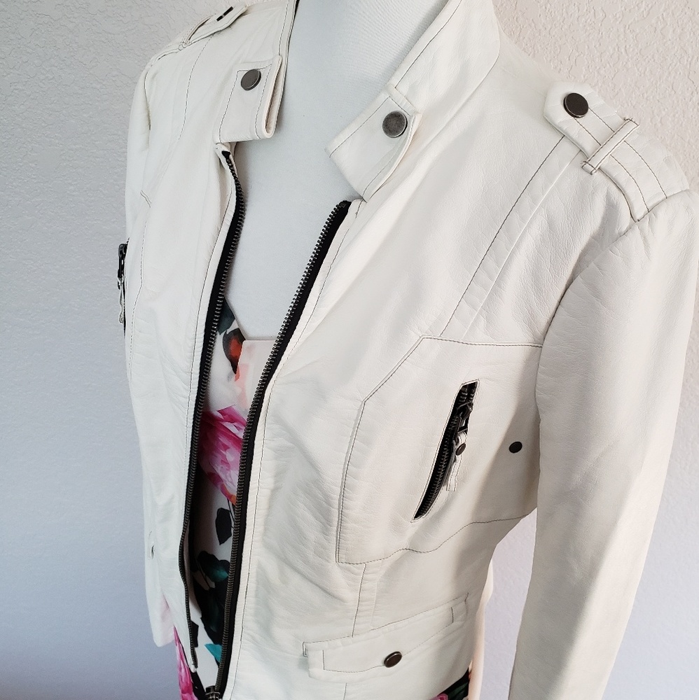 bebe White Jacket